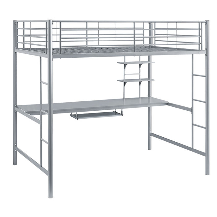 Isabelle & Max™ Elita Full Platform Loft Bed with Bookcase by Isabelle